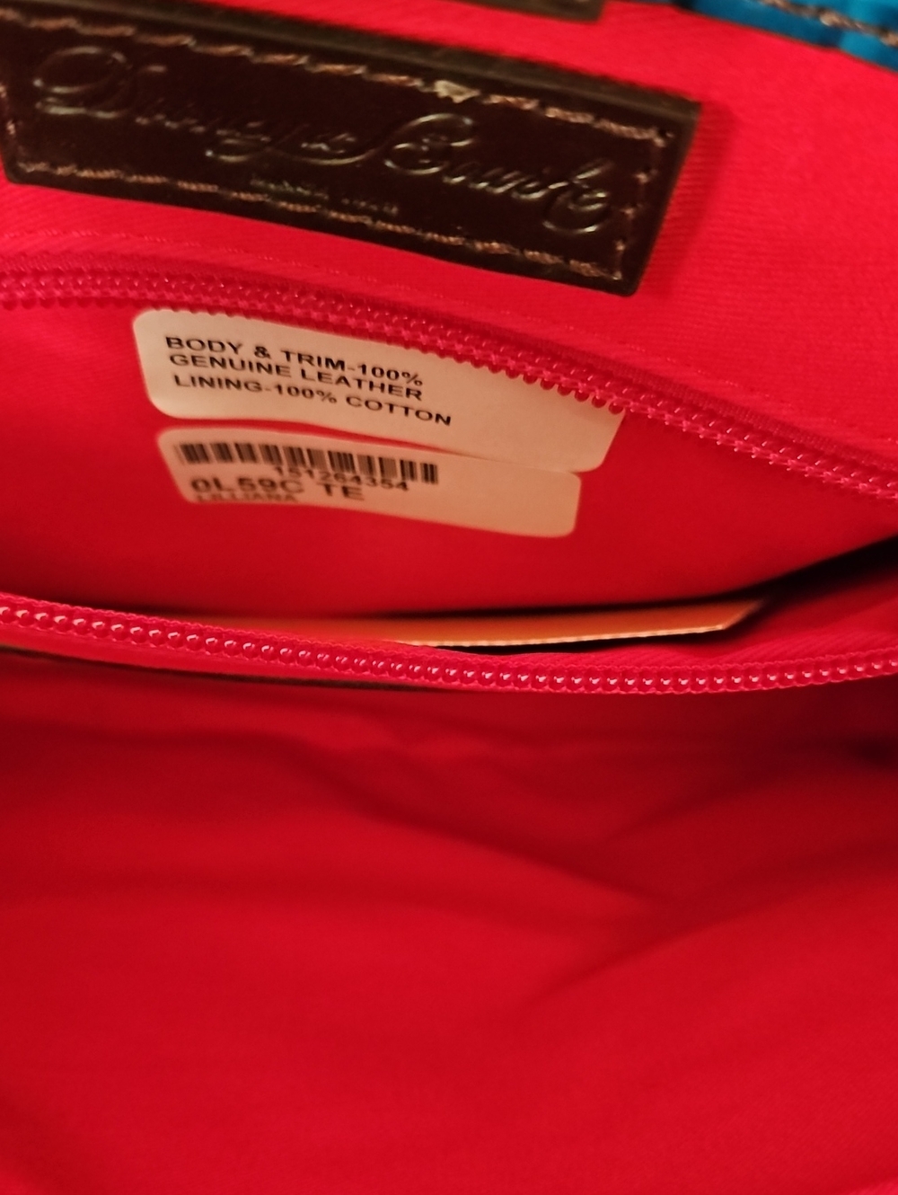 NWT  Dooney & Bourke Liliana Woven Leather Satchel with Matching Purse - Picture 9 of 16